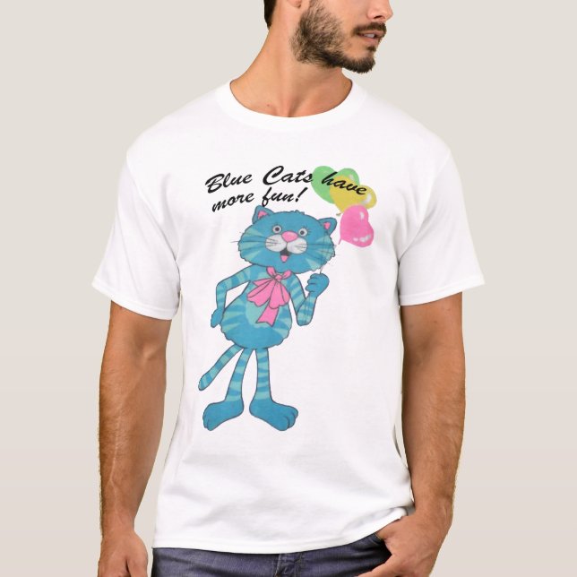 bluecatshave T-Shirt (Front)