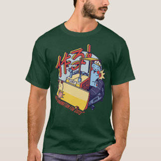 BlueCollar Cat Cat Tractor by Tobe Fonseca T-Shirt