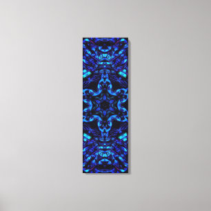 Blued Up Canvas Print
