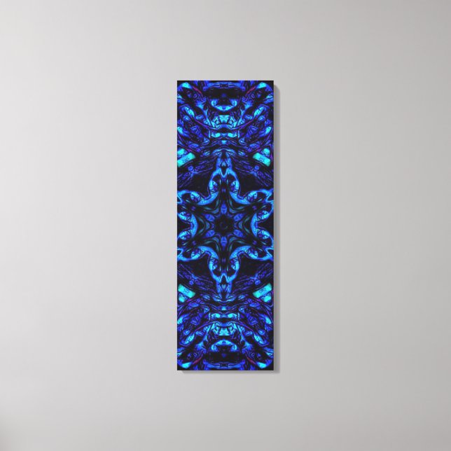 Blued Up Canvas Print (Front)