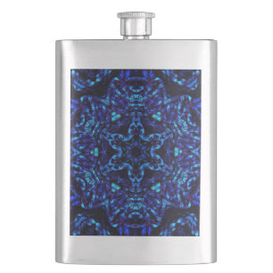 Blued Up Hip Flask