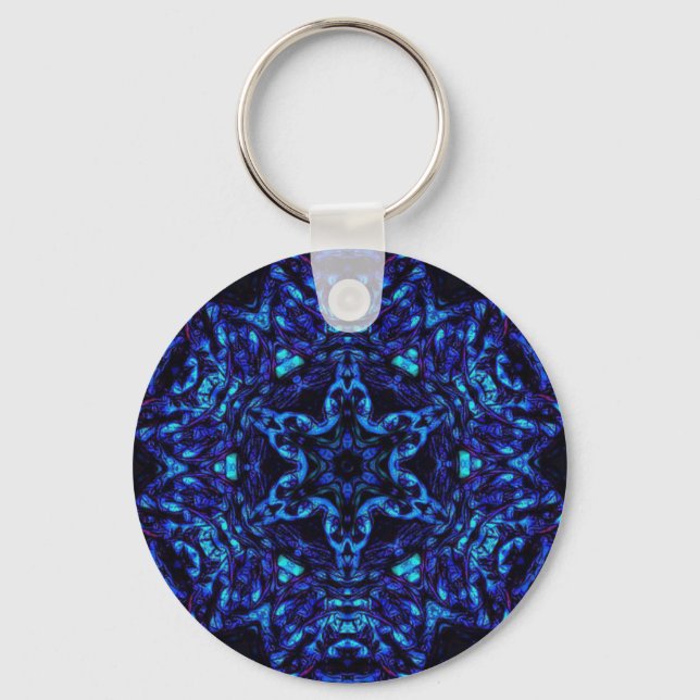 Blued Up Key Ring (Front)