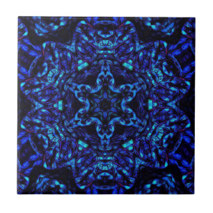 Blued Up Tile