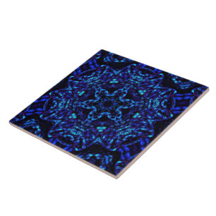 Blued Up Tile