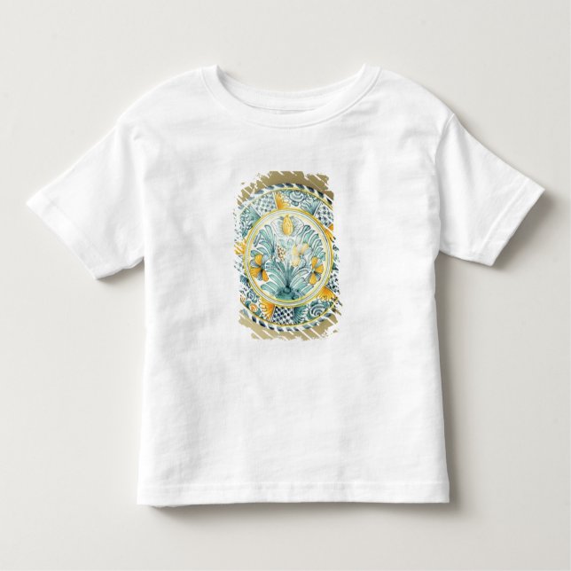 Bluedash' Delftware charger, Lambeth pottery Toddler T-Shirt (Front)