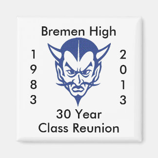 BlueDevil, Bremen High 30 Year Class Reunion Magnet