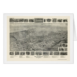 Bluefield, WV Panoramic Map - 1911