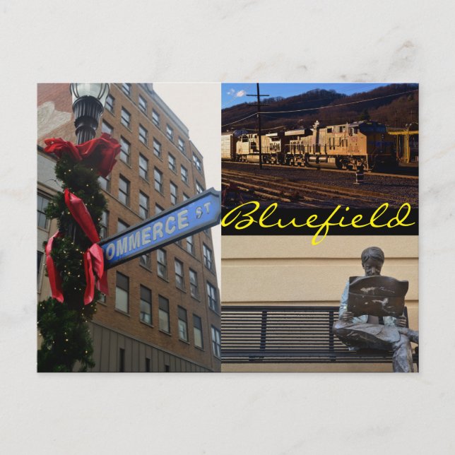 Bluefield (WV) Postcard (Front)