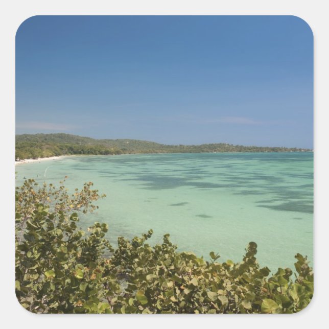 Bluefields, Jamaica Southwest Coast Square Sticker (Front)
