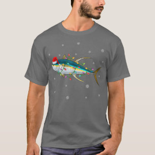 Bluefin Tuna Fish Lighting Reindeer Bluefin Tuna C T-Shirt