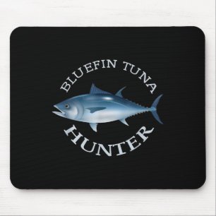 Bluefin Tuna Hunter, Saltwater Fishing T Shirt Mouse Pad