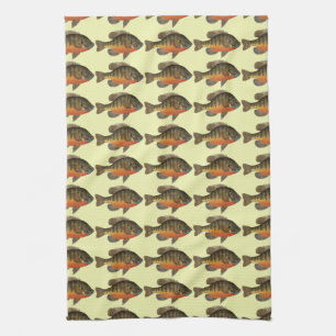 Bluegill Bream Tea Towel
