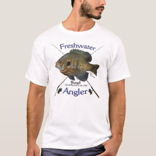 Bluegill Freshwater angler fishing Tshirt. T-Shirt