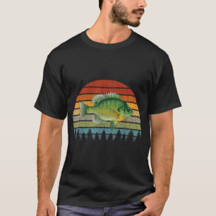 Bluegill Sunfish Fishing Retro Freshwater Fish Vin T-Shirt
