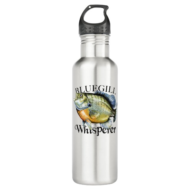 Bluegill Whisperer 710 Ml Water Bottle (Front)