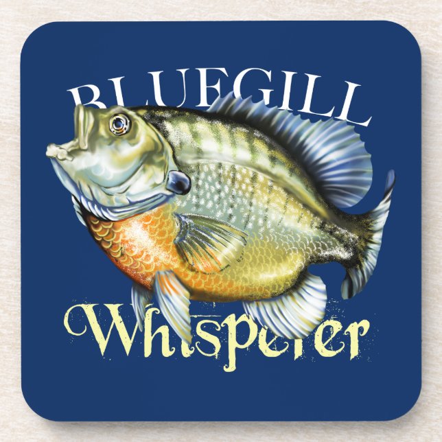 Bluegill Whisperer Coaster (Front)