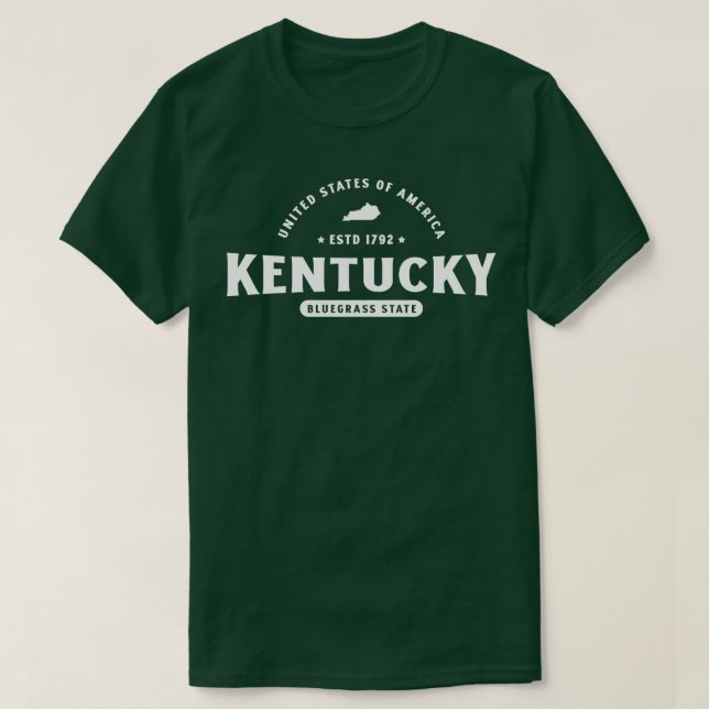 Bluegrass Anthem Kentucky USA TShirt (Design Front)