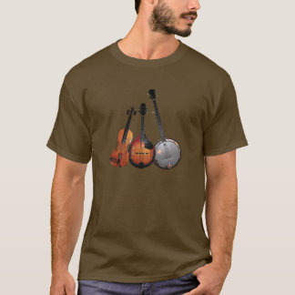 Bluegrass Band Cartoon T-Shirt