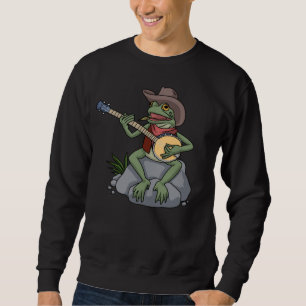 Bluegrass Banjo Frog Country Music Gift Banjo Sweatshirt