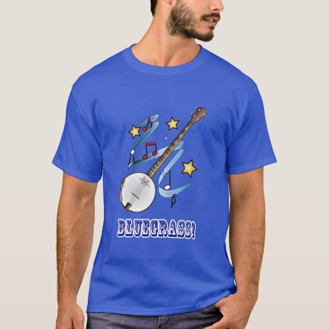 Bluegrass Banjo T-Shirt (Front)
