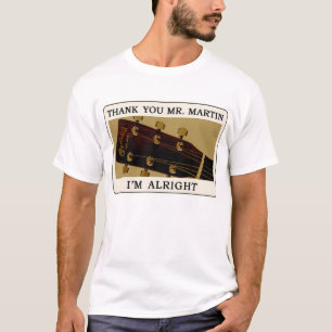 Bluegrass Guitar T-Shirt - Thank You Mr. Martin..