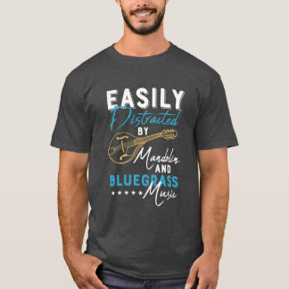 Bluegrass Music And Mandolin funny T-Shirt