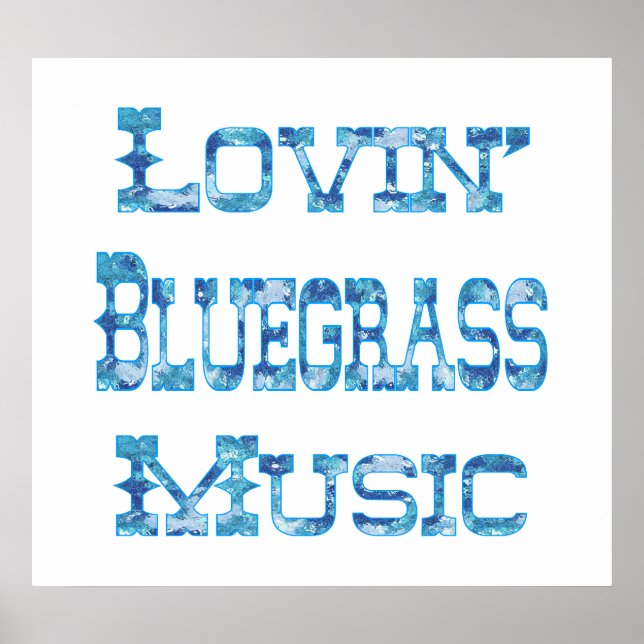Bluegrass Music Poster (Front)
