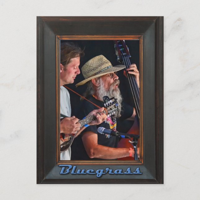 BLUEGRASS POSTCARD (Front)