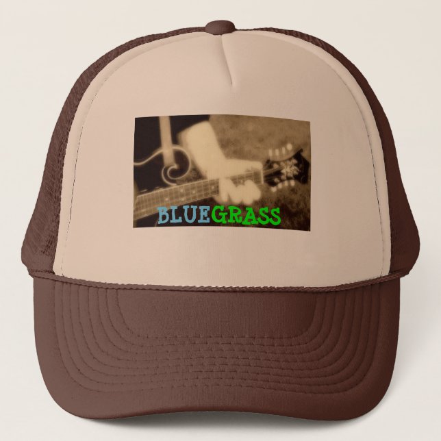 "BLUEGRASS" -Trucker Hat (Front)