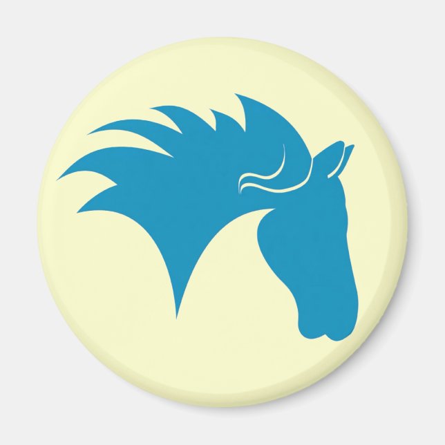 BlueHorse Magnet (Front)