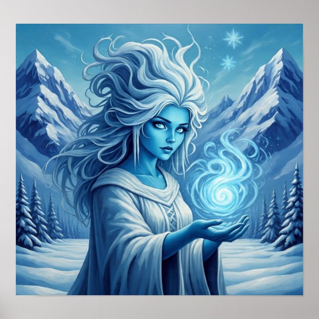 BlueIceWitch  Poster (Front)