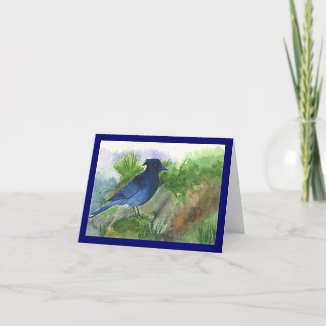 Bluejay In the Muskeg Card (Front)