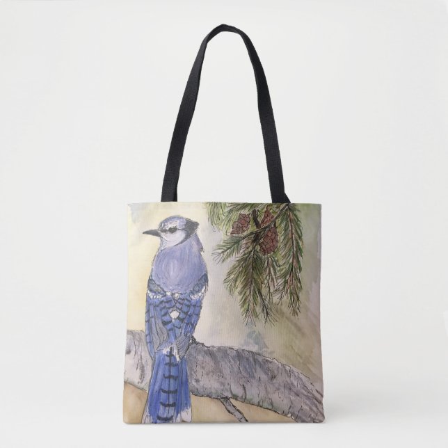 Bluejay Tote Bag (Front)