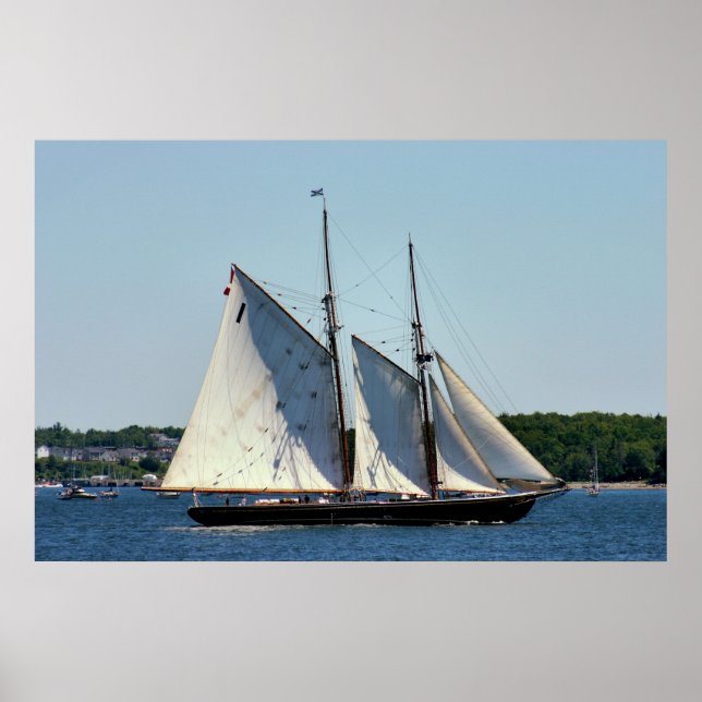 Bluenose II Schooner Poster (Front)