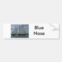 Bluenose Schooner Tall-Ship Racing Bumper Sticker