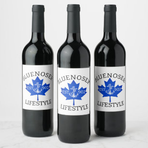 Bluenoser Lifestyle Maple leaf 902 Eh! wine labels