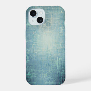 Blueprint - Blue Aesthetic iPhone 15 Case