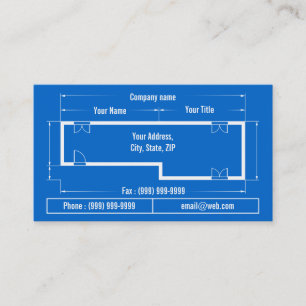 blueprint business card