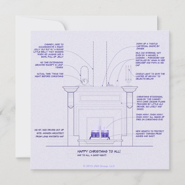 Blueprint Christmas Card (Front)