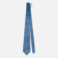 Blueprint Construction Home Repair Necktie