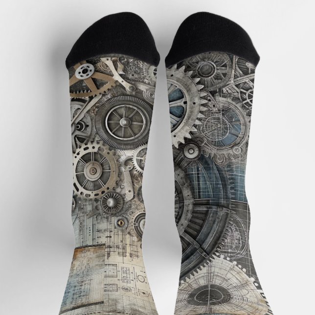 Blueprint Design- Architect's Decor Socks (Top)