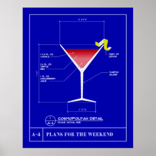 Blueprint for a Cosmopolitan Poster