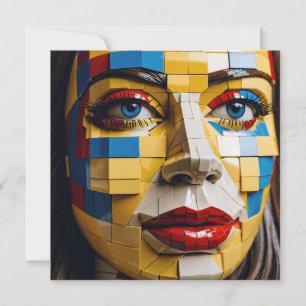 "Blueprint of Humanity" – A Cubist Portrait