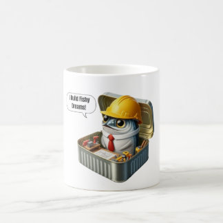  Blueprint Sardine Engineer Coffee Break Art Mug