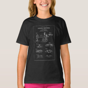 Blueprint Sewing machine Patent T-Shirt