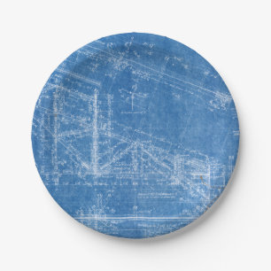 blueprint texture pattern architecture building bl paper plate