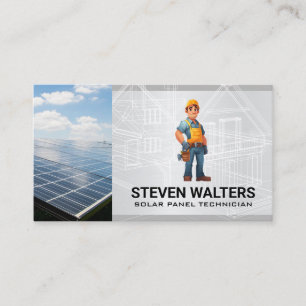 Blueprints General Contractor Construction Business Card