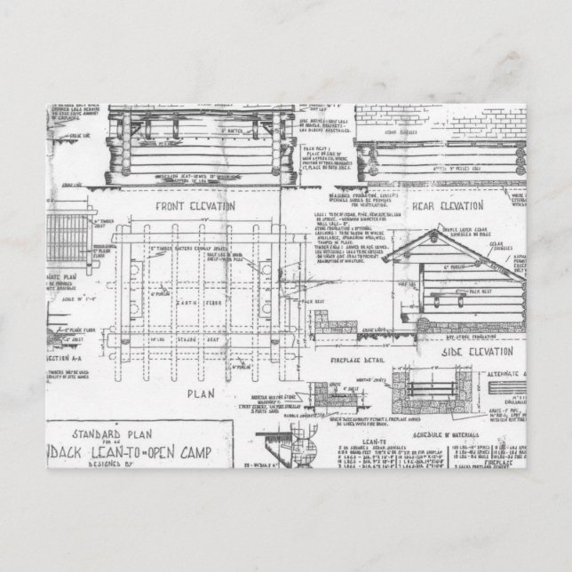 Blueprints Postcard (Front)