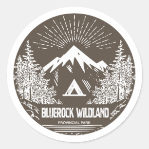 Bluerock Wildland Provincial Park Classic Round Sticker