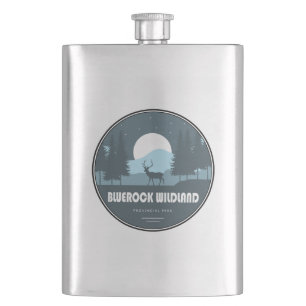 Bluerock Wildland Provincial Park Deer Hip Flask